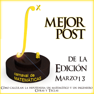Premio Carnaval Matematicas Marzo2013